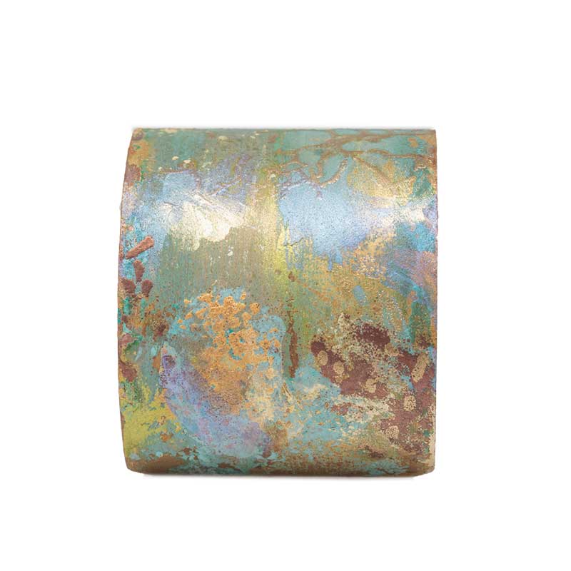 Iridescent Patina Painted Cuff - VI