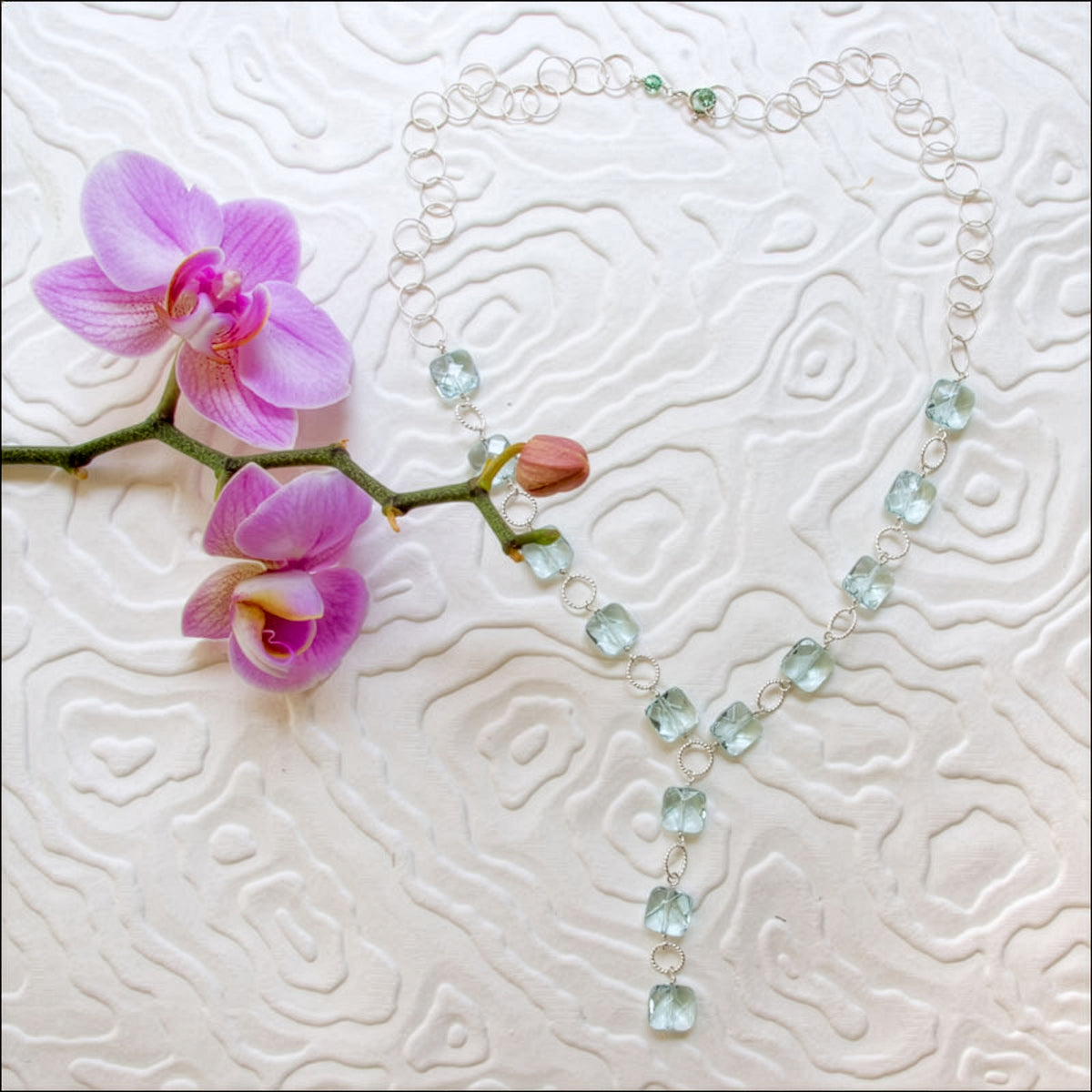 Aqua T Necklace