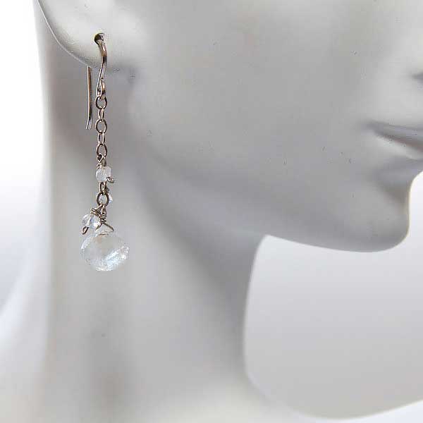 Moonstone Briolette Earrings