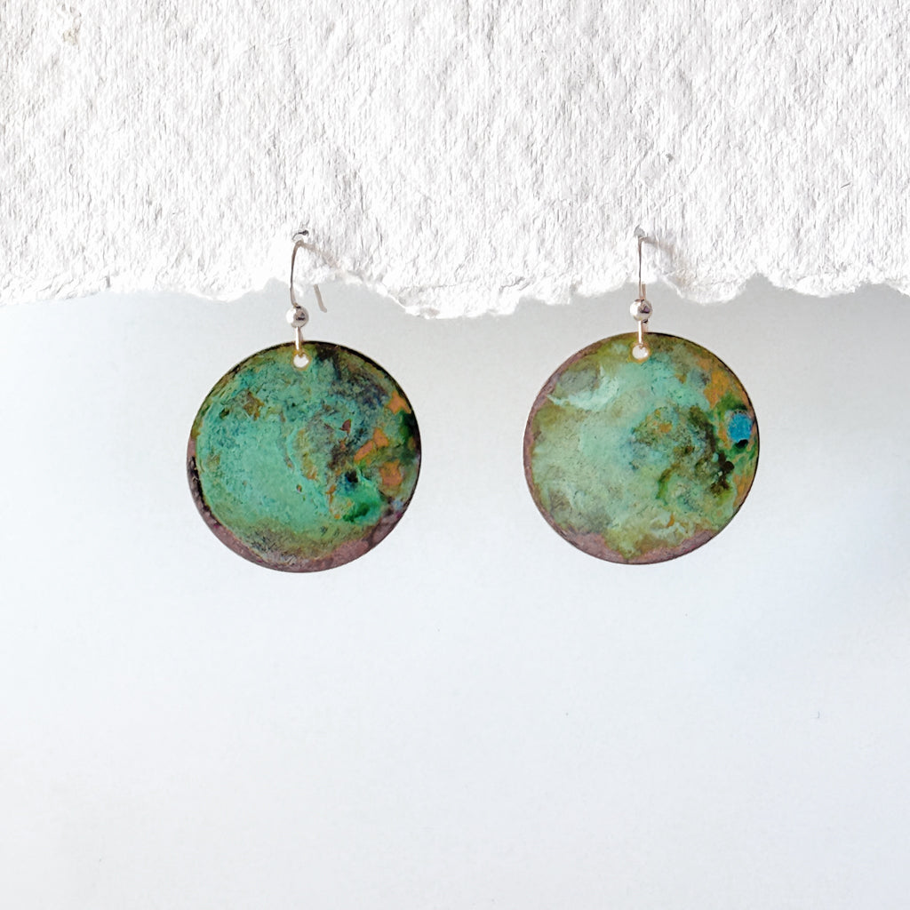 South Sea Patina Earrings