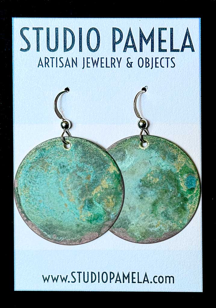 South Sea Patina Earrings