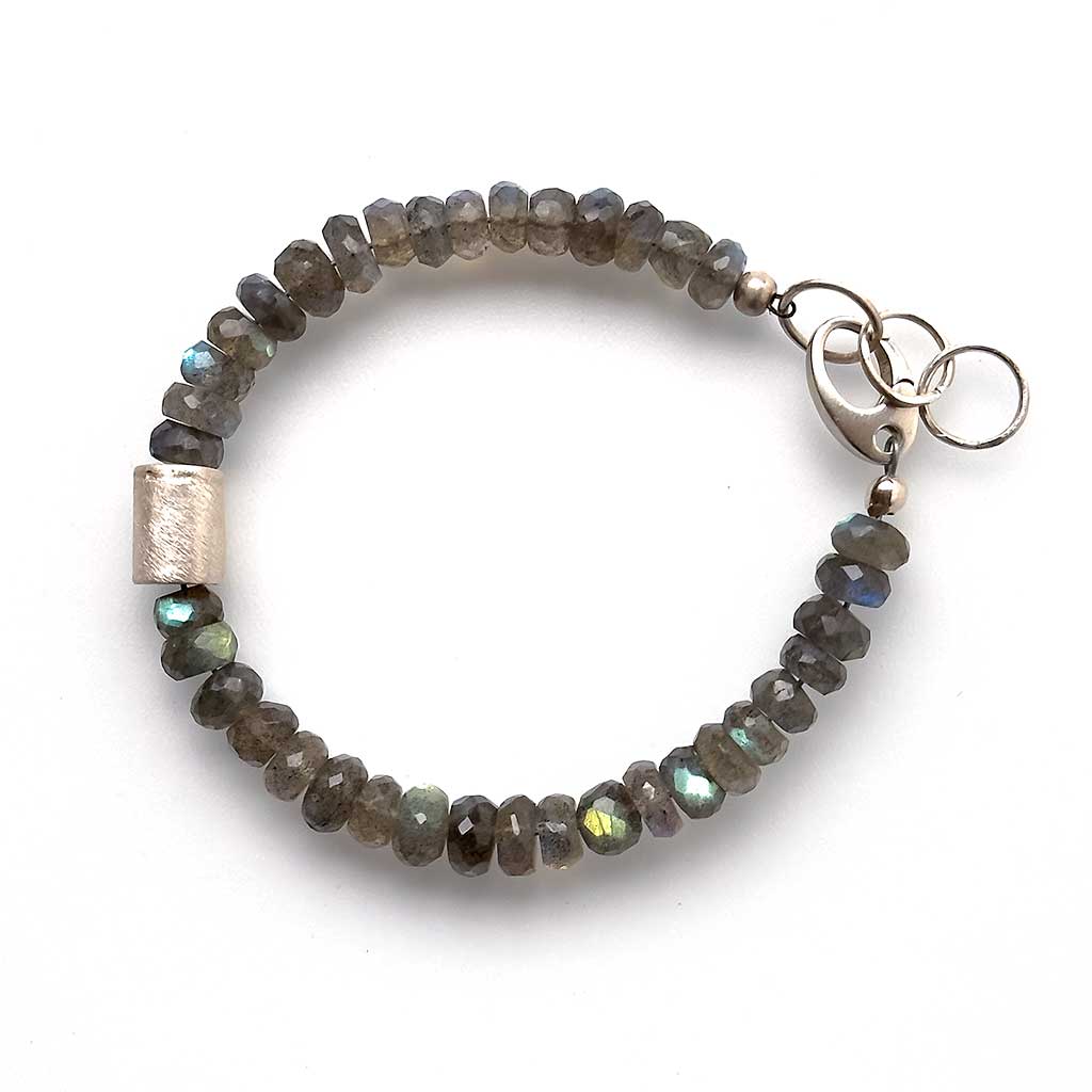 Labradorite & Silver Bracelet