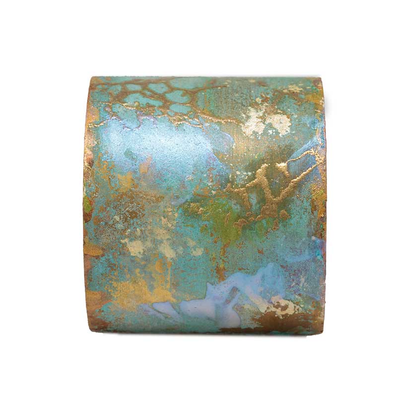 Iridescent Patina Painted Cuff - VI