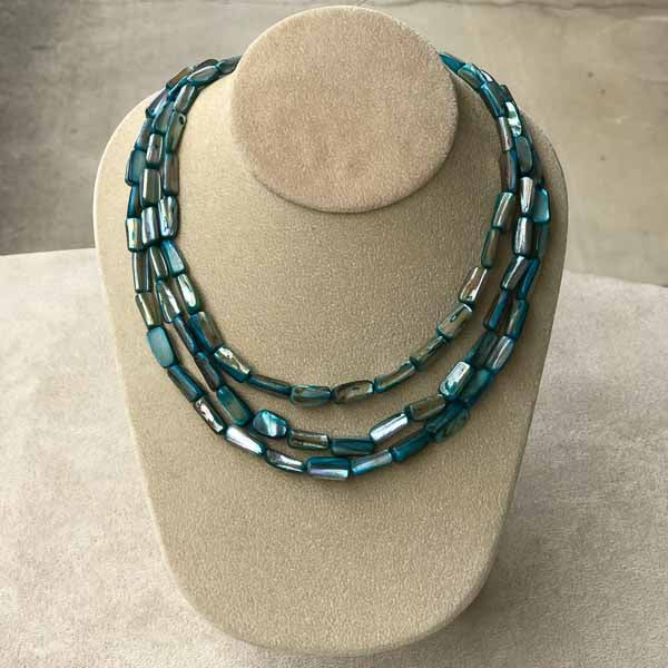 Turquoise Mother of Pearl Necklace