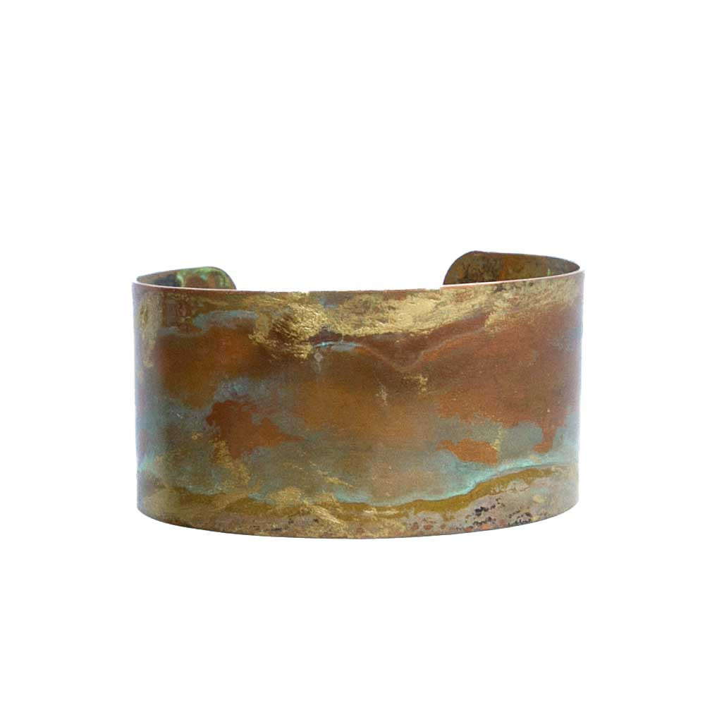 Rust Gold Cuff Bracelet -  - 2