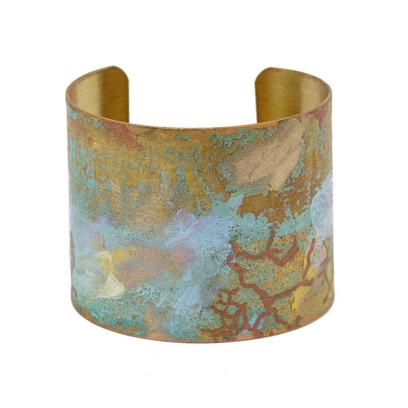 Iridescent Patina Cuff - Version 4