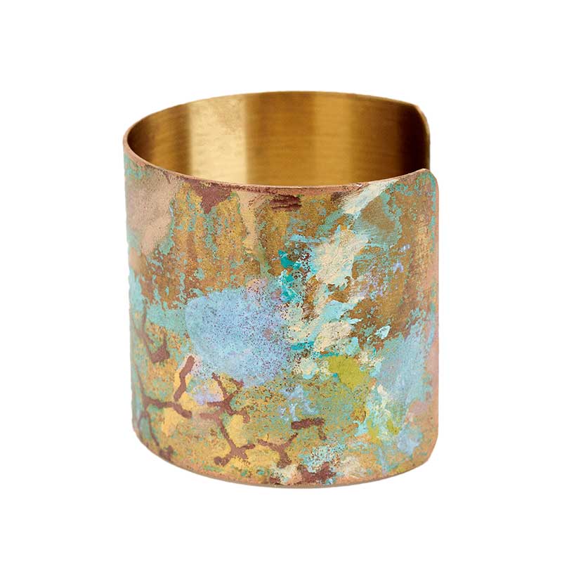 Iridescent Patina Cuff - Version 4