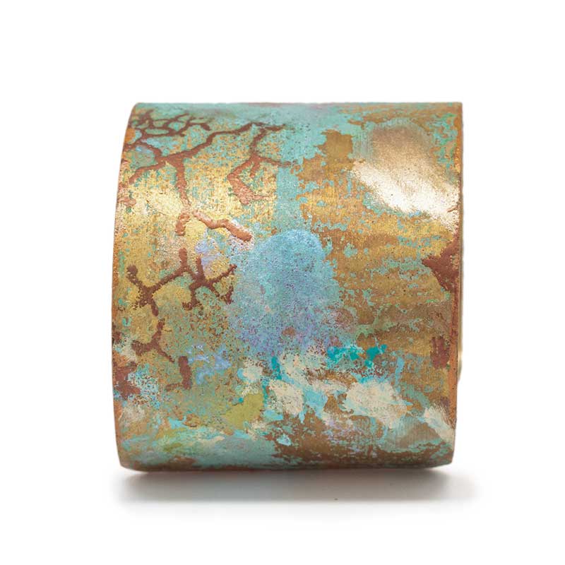 Iridescent Patina Cuff - Version 4